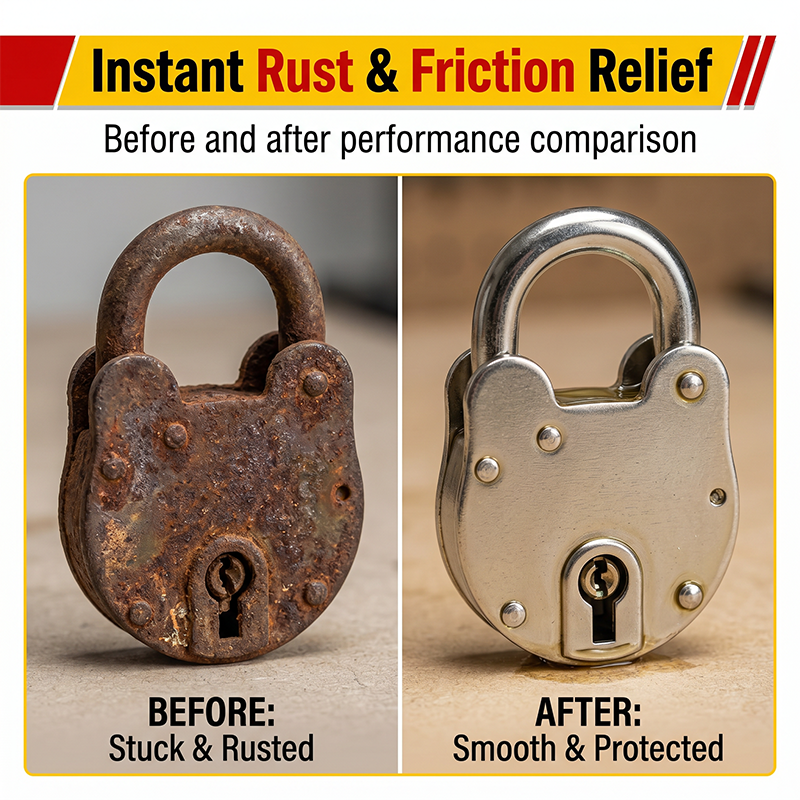 📢📢40% DE RÉDUCTION !! ⏰🔧 Huile Lubrifiante Polyvalente 4-en-1 – 30/100 ml – Anti-Rouille & Anti-Grincement for Charnières, Cadenas, Vélo & Outils