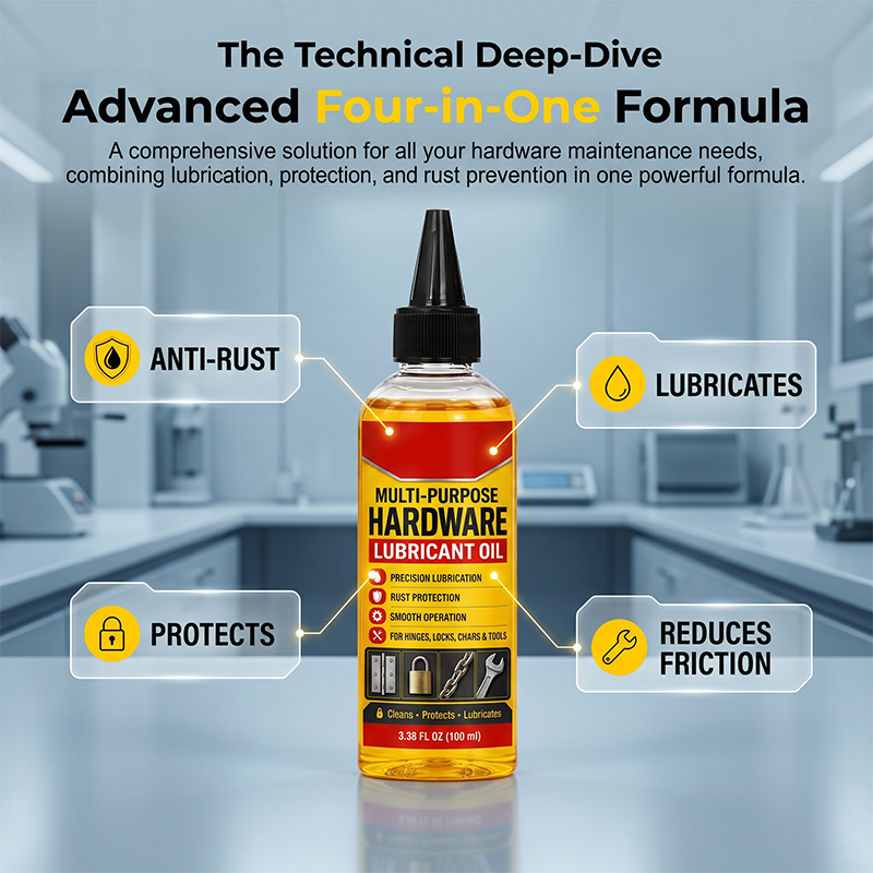 📢📢40% DE RÉDUCTION !! ⏰🔧 Huile Lubrifiante Polyvalente 4-en-1 – 30/100 ml – Anti-Rouille & Anti-Grincement for Charnières, Cadenas, Vélo & Outils