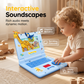 💻 55 % DE RÉDUCTION ! 🧸 Ordinateur portable jouet interactif de simulation – Lumières, sons et jeux éducatifs – Stimule de manière ludique la créativité et la motricité des enfants 🎵