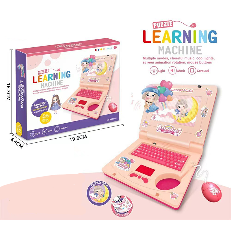 💻 55 % DE RÉDUCTION ! 🧸 Ordinateur portable jouet interactif de simulation – Lumières, sons et jeux éducatifs – Stimule de manière ludique la créativité et la motricité des enfants 🎵