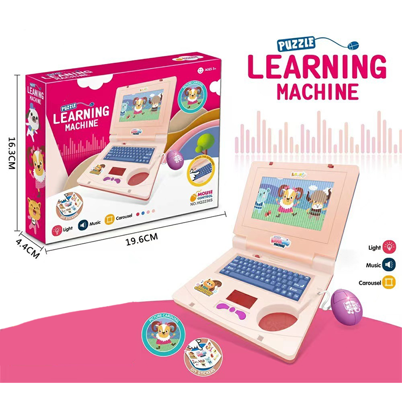 💻 55 % DE RÉDUCTION ! 🧸 Ordinateur portable jouet interactif de simulation – Lumières, sons et jeux éducatifs – Stimule de manière ludique la créativité et la motricité des enfants 🎵