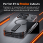 📱 -50% ! 🎀 Coque Multifonctionnelle avec Dragonne pour Smartphone – TPU – Support Intégré & Dragonne Réglable 8 mm – Compatible iPhone 14/15/16/17 Pro/Max 🧲