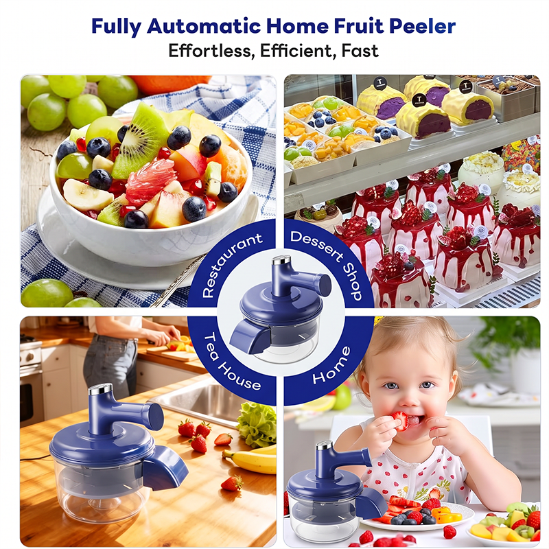 🍎50% DE RÉDUCTION ! Éplucheur et mixeur électrique de fruits et légumes - Épluchage automatique en un seul bouton, design 2-en-1 multifonction