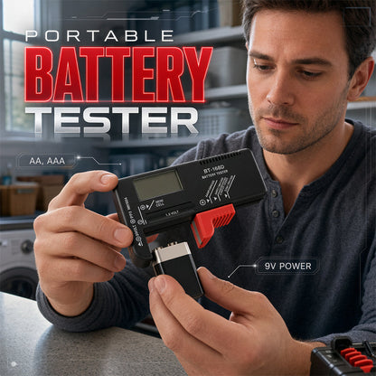 🥳PROMOTION EXCEPTIONNELLE 2026🥳💞Plus de 50 000 unités vendues !📊🔦 50 % de réduction ! Testeur de batterie numérique – Grand écran LCD affichant la charge restante exacte. Compact et portable – testez avant de jeter ! 🧪💪