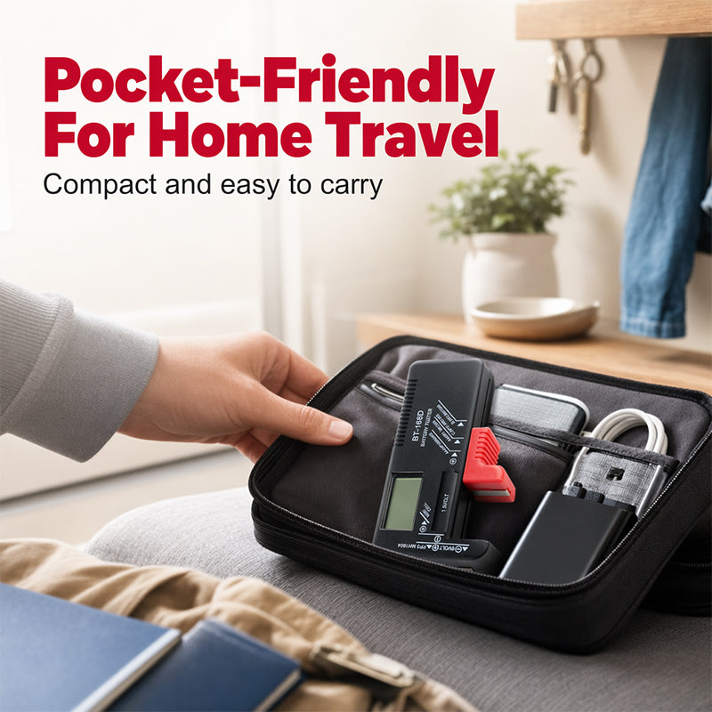 🥳PROMOTION EXCEPTIONNELLE 2026🥳💞Plus de 50 000 unités vendues !📊🔦 50 % de réduction ! Testeur de batterie numérique – Grand écran LCD affichant la charge restante exacte. Compact et portable – testez avant de jeter ! 🧪💪
