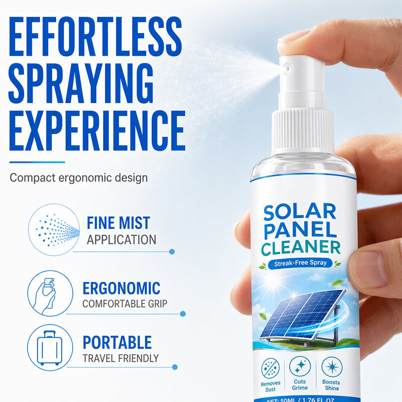 Spray nettoyant haut de gamme pour panneaux solaire