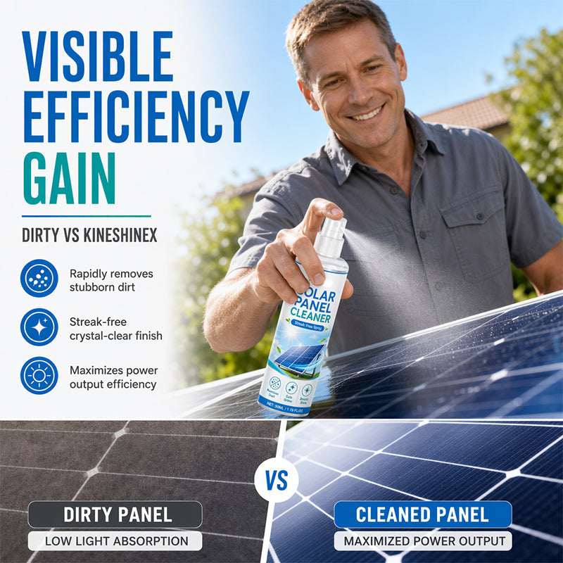 Spray nettoyant haut de gamme pour panneaux solaire