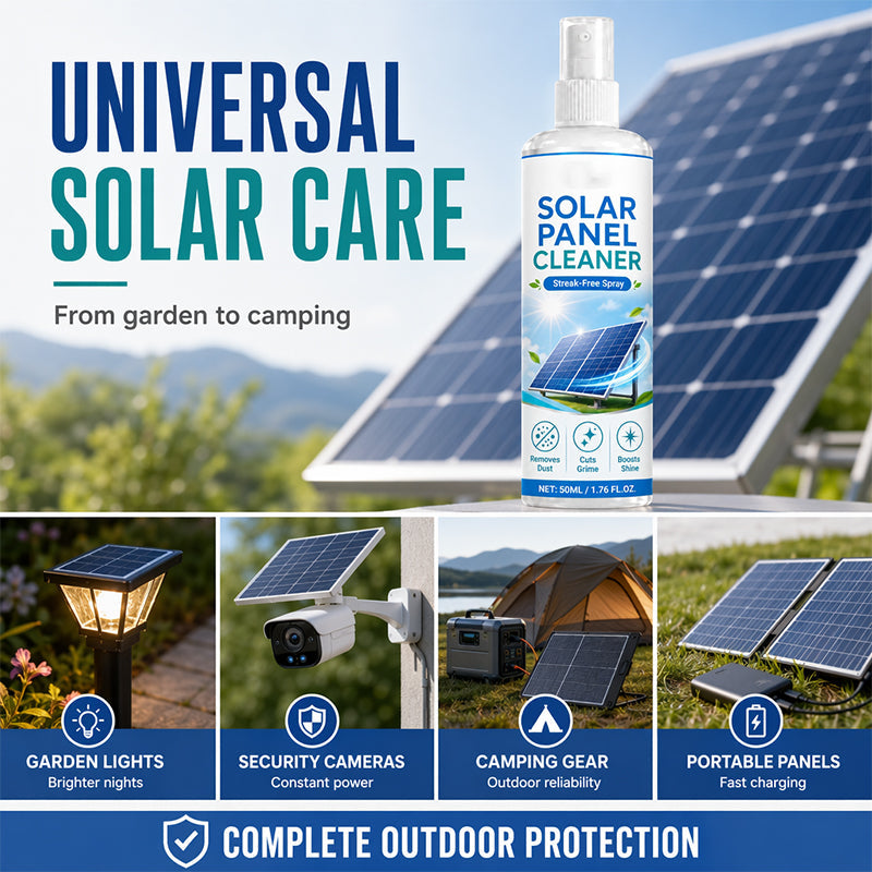 Spray nettoyant haut de gamme pour panneaux solaire