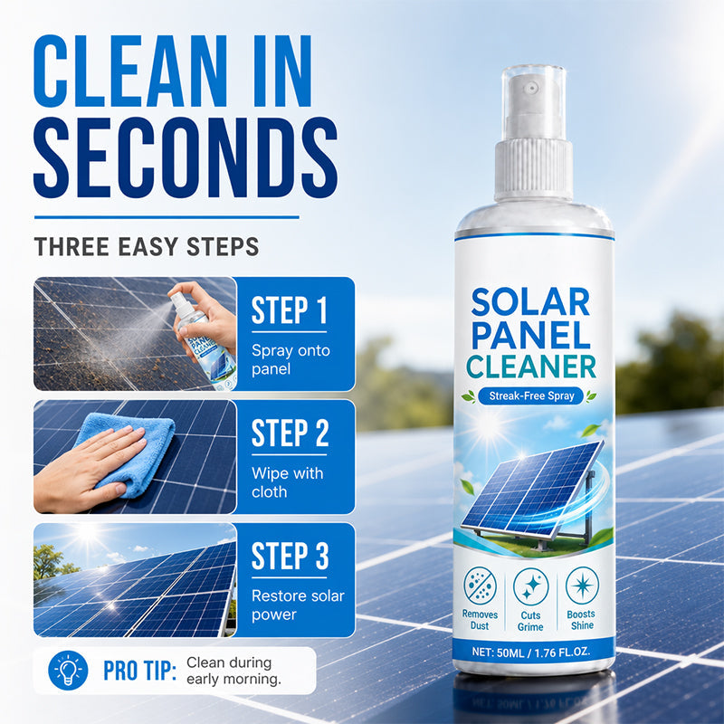 Spray nettoyant haut de gamme pour panneaux solaire