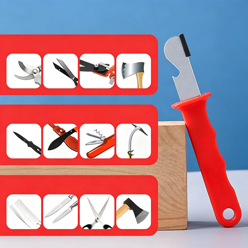 Affûteur de couteaux multifonctionnel portable avec poignée ergonomique