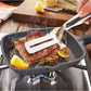 🍳🔥 Pinces de cuisine 3‑en‑1 acier inoxydable, multifonction pour steak, barbecue et cuisson