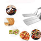🍳🔥 Pinces de cuisine 3‑en‑1 acier inoxydable, multifonction pour steak, barbecue et cuisson