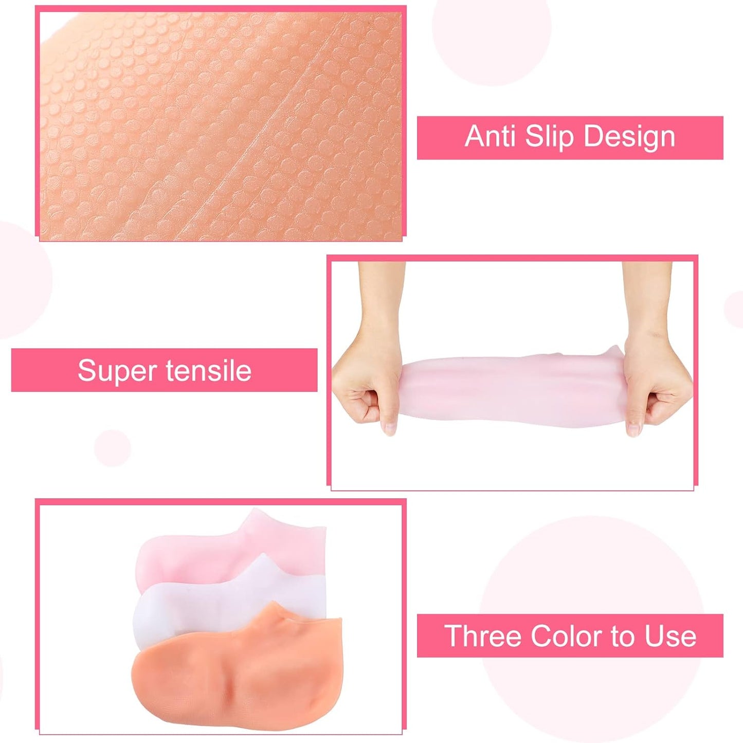 🏖️🧴 Chaussettes silicone multifonction pieds : exfoliation, hydratation et protection solaire ✅