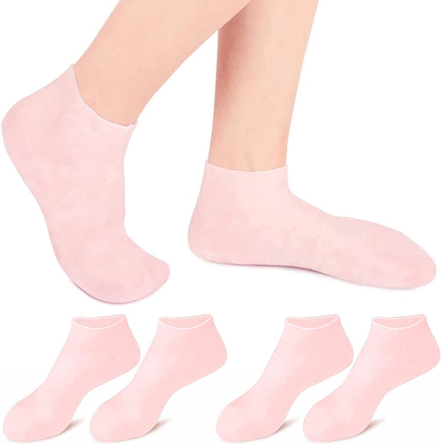 🏖️🧴 Chaussettes silicone multifonction pieds : exfoliation, hydratation et protection solaire ✅