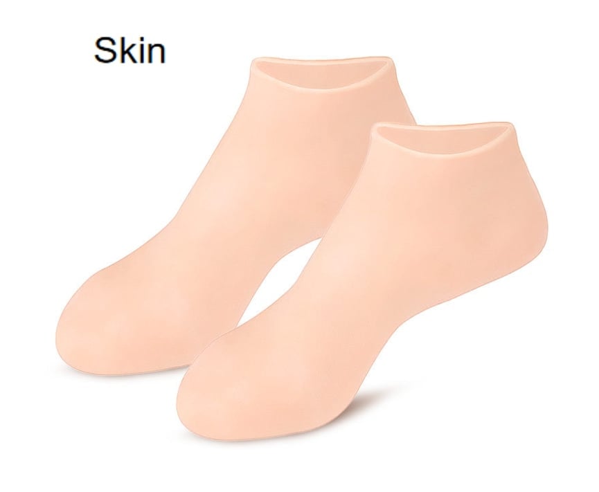 🏖️🧴 Chaussettes silicone multifonction pieds : exfoliation, hydratation et protection solaire ✅