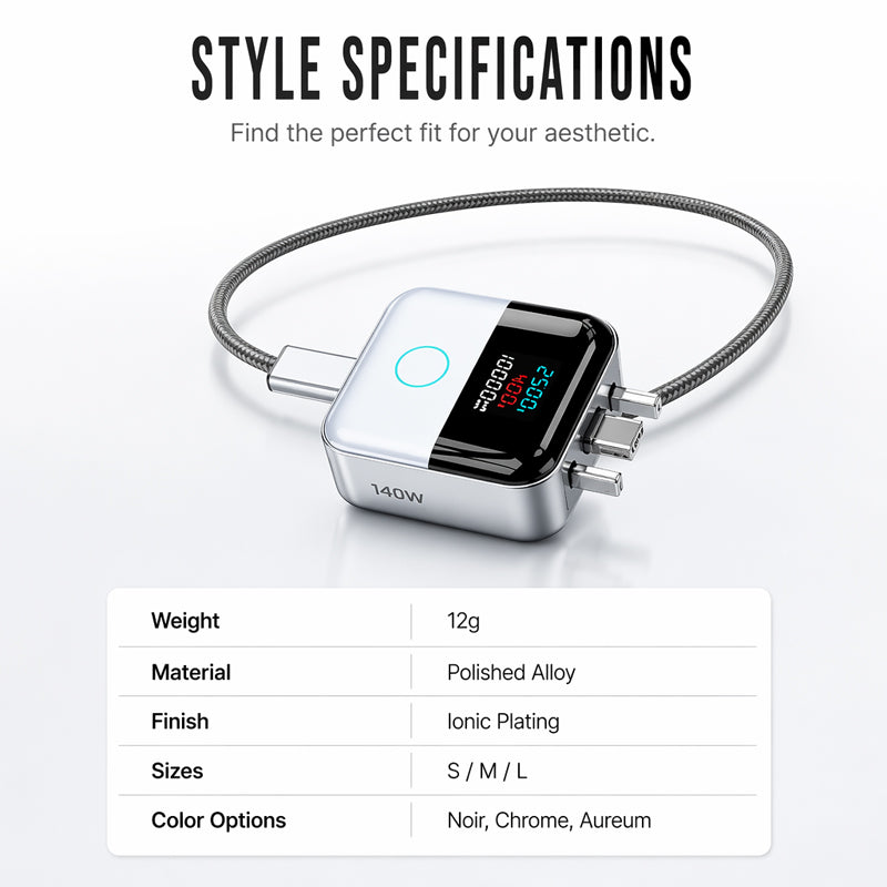 Protecteur de recharge intelligent USB-C avec affichage LED
