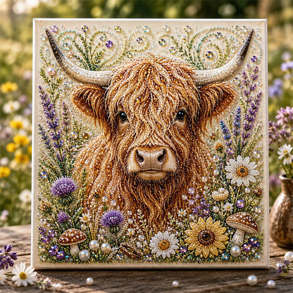 🏆 50% DE RÉDUCTION ! 💐 Kit de bricolage « Highland Cow Pearl Art » – Une activité créative apaisante pour réaliser de superbes œuvres d'art sur le thème du littoral🦉