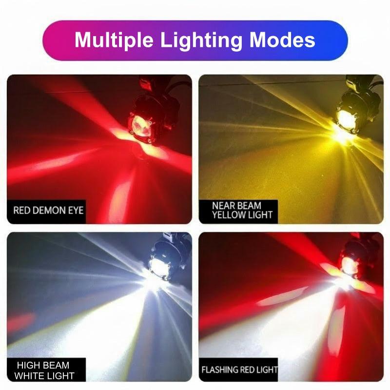 Phares LED Universels pour Moto