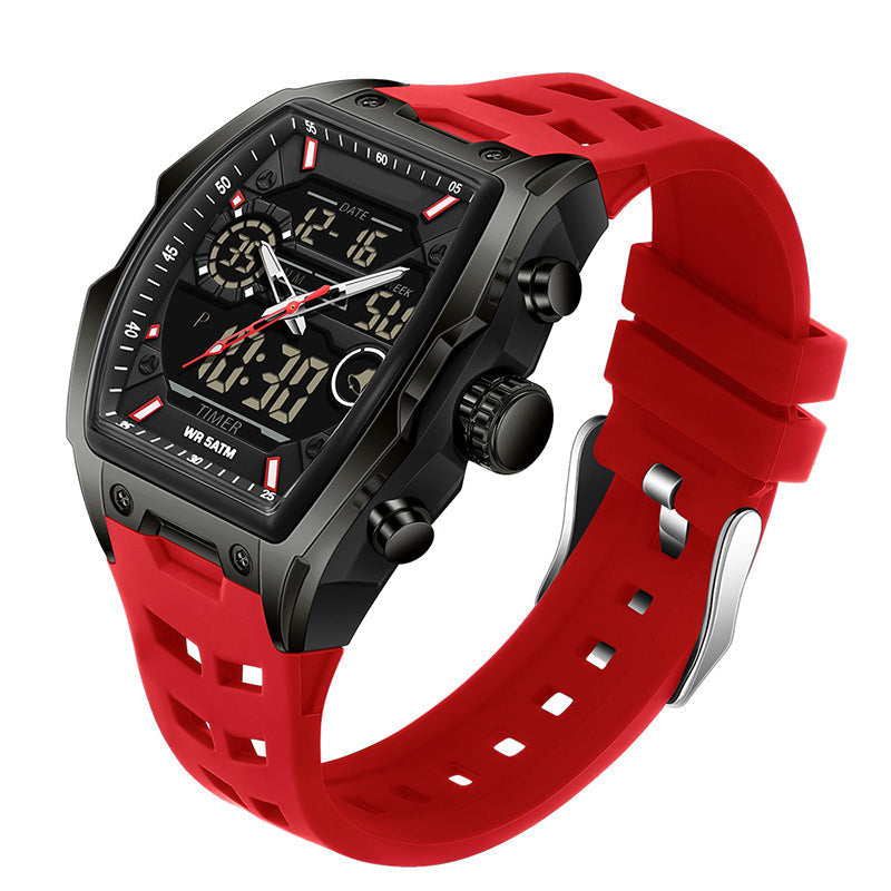 📢📢50% DE RÉDUCTION !! ⏰ 🏃Montre Sport Double Affichage – Analogique & Digital, Rétroéclairage LED & 5 ATM