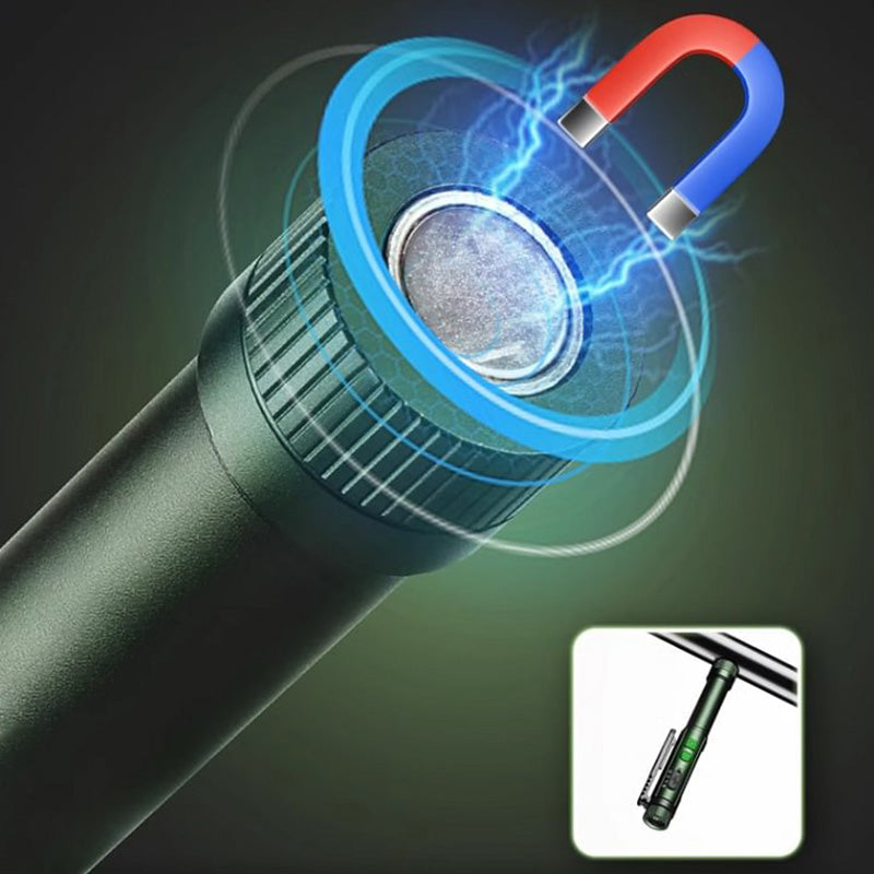 Lampe de travail multifonctionnelle à aimant puissant, en forme de stylo