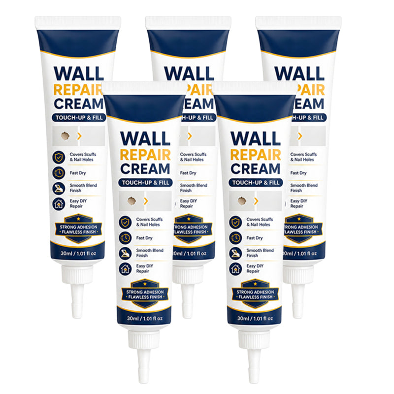🏠🧴 Crème réparatrice pour murs DIY, bouche fissures et trous, finition invisible sans trace