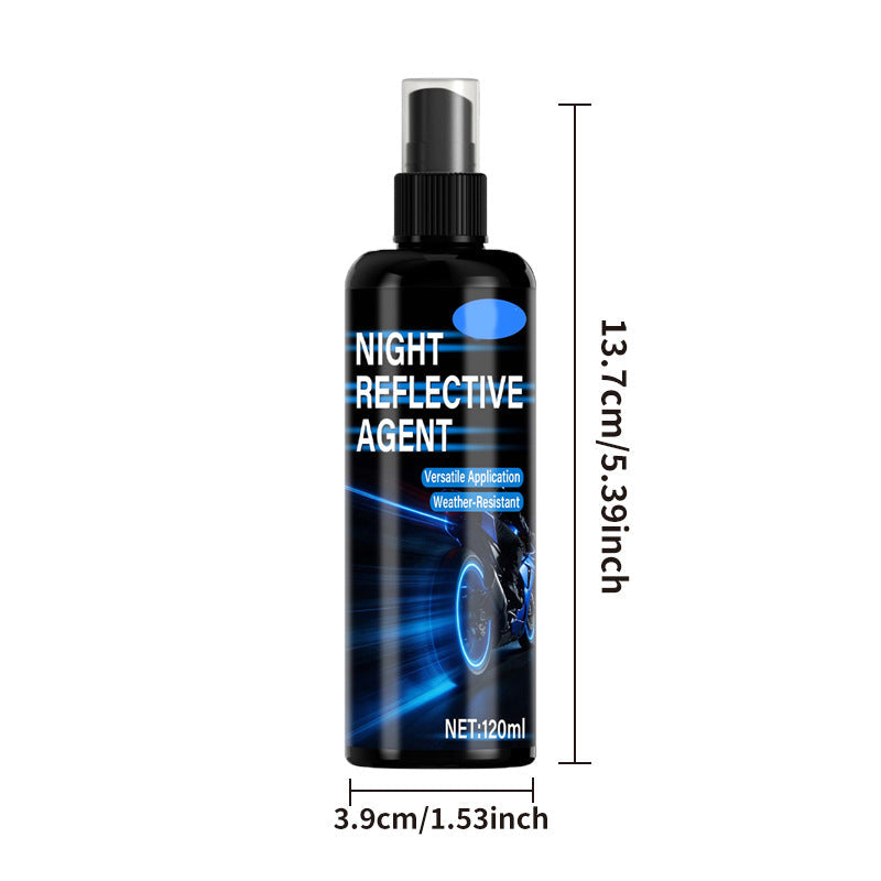 🚴‍♂️💫 Spray luminescent multi‑surfaces, améliore la visibilité de nuit par tous les temps