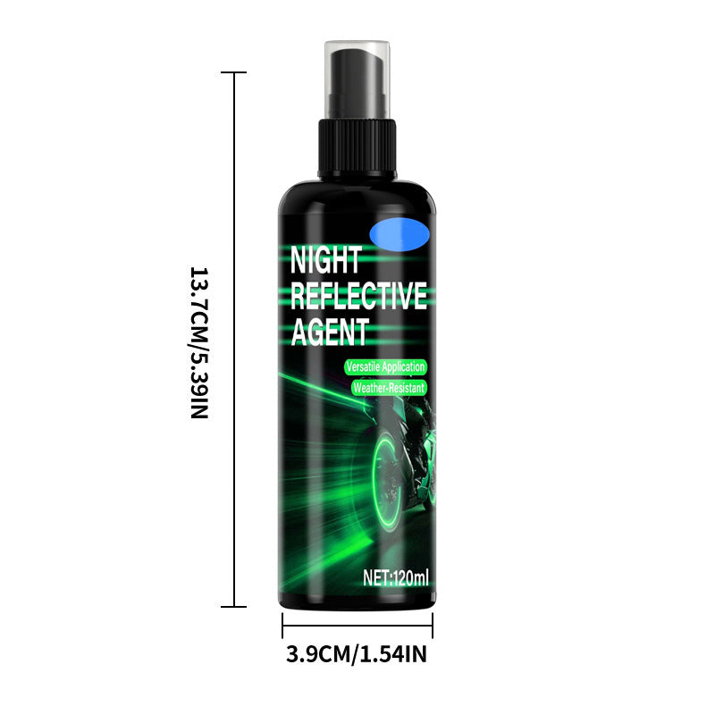 🚴‍♂️💫 Spray luminescent multi‑surfaces, améliore la visibilité de nuit par tous les temps