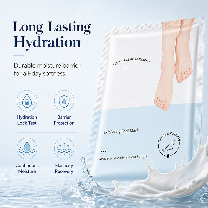 Masques hydratants en profondeur pour les mains et les pied