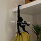 Crochet banane en forme de singe