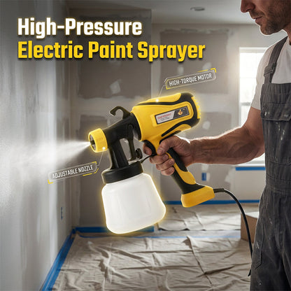🎨 PROMO FLASH : 50% DE RÉDUCTION ! 🔫 Pistolet à Peinture Électrique – 900ml – Haute Pression & Atomisation Ultra-Fine for Rénovations Intérieures & Extérieures 🏠