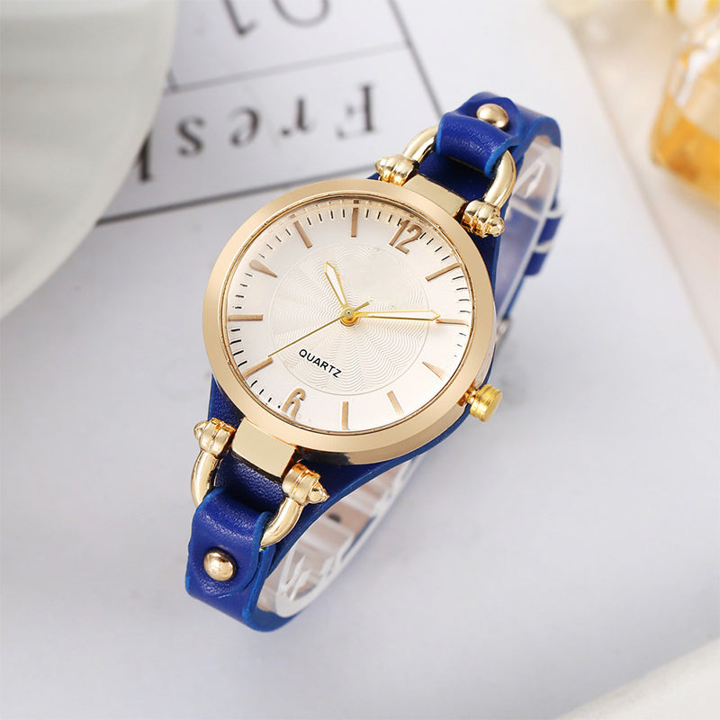 💎 -50% ! ⌚ Montre Élégante à Bracelet Fin – Similicuir + Alliage – Cadran 37 mm – Mouvement Quartz – 6 Coloris – Marron/Bleu/Rouge/Noir/Blanc/Vert Menthe 🕶️