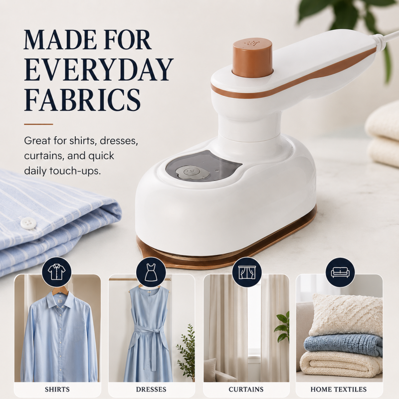 🔥‑50% OFFRE LIMITÉE🧳 Défroisseur vapeur portable pliable, sèche & vapeur 2‑en‑1, prêt en 3 min pour vos voyages ✨