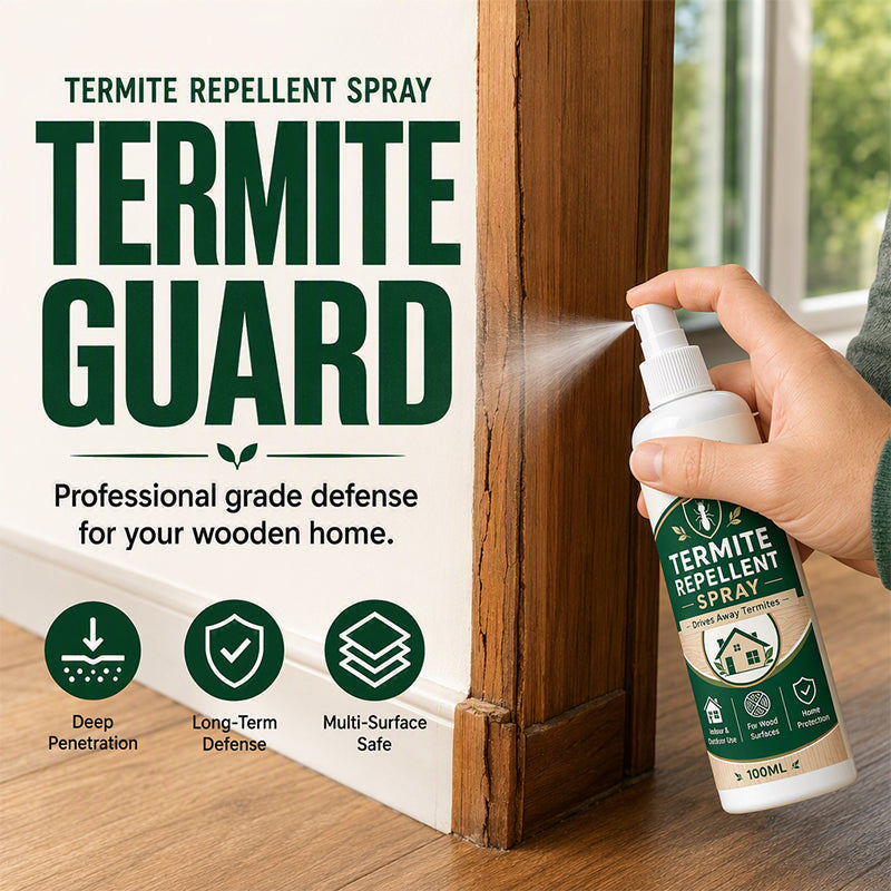 ✨PROMO FLASH‑50%🐜 Répulsif termites en spray pour bois et multi‑surfaces, protection préventive longue durée, sans effort 🪵💫