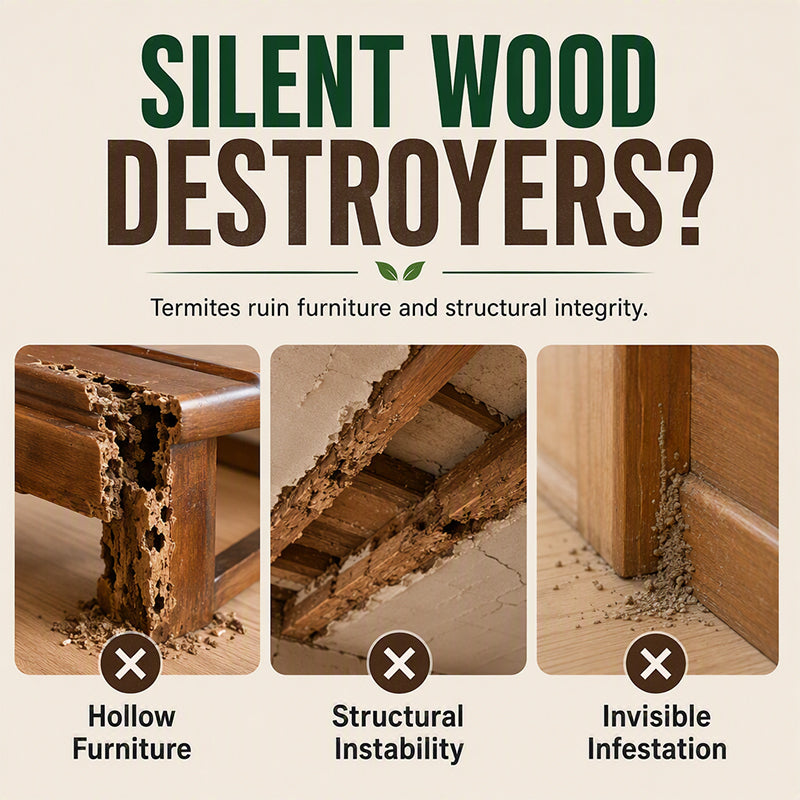 ✨PROMO FLASH‑50%🐜 Répulsif termites en spray pour bois et multi‑surfaces, protection préventive longue durée, sans effort 🪵💫