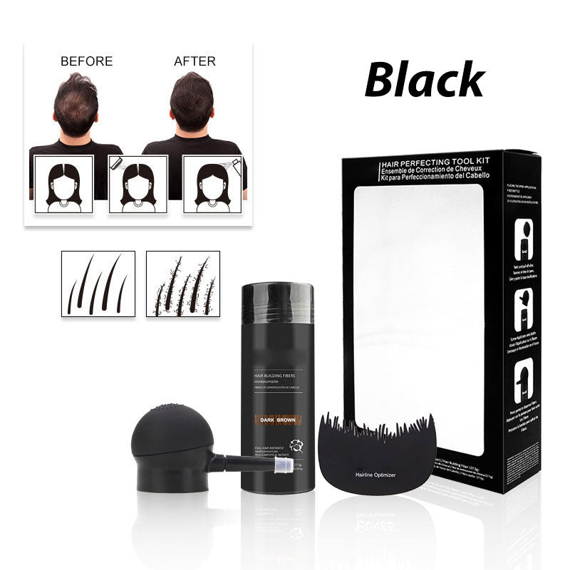 🔥‑50% PROMO FLASH💇‍♀️ Ensemble fibres capillaires pour cheveux clairsemés, masque les zones de calvitie instantanément ✨