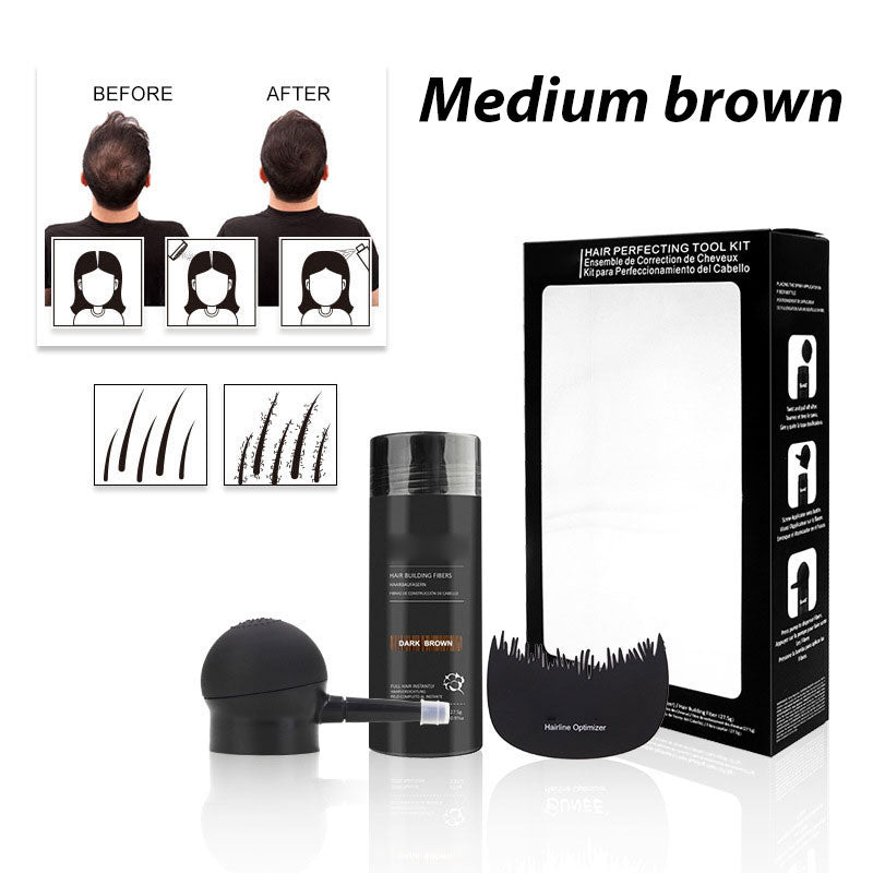🔥‑50% PROMO FLASH💇‍♀️ Ensemble fibres capillaires pour cheveux clairsemés, masque les zones de calvitie instantanément ✨
