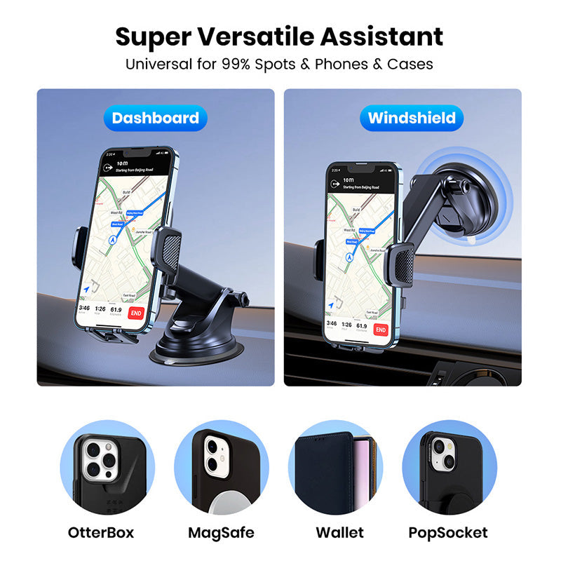 Support de téléphone pour voiture à forte adhérence et résistant à la chaleur