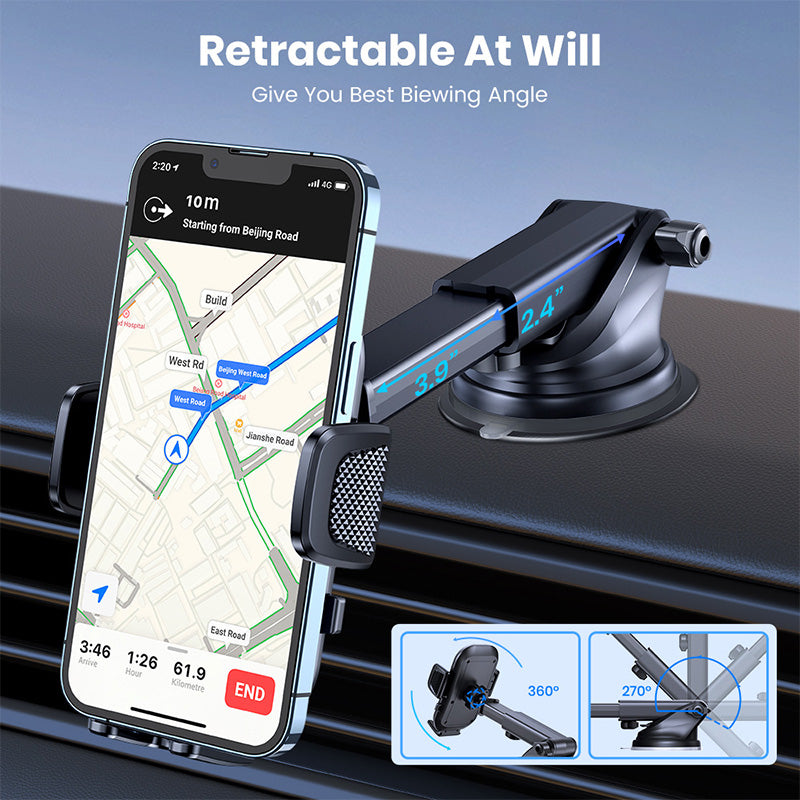 Support de téléphone pour voiture à forte adhérence et résistant à la chaleur
