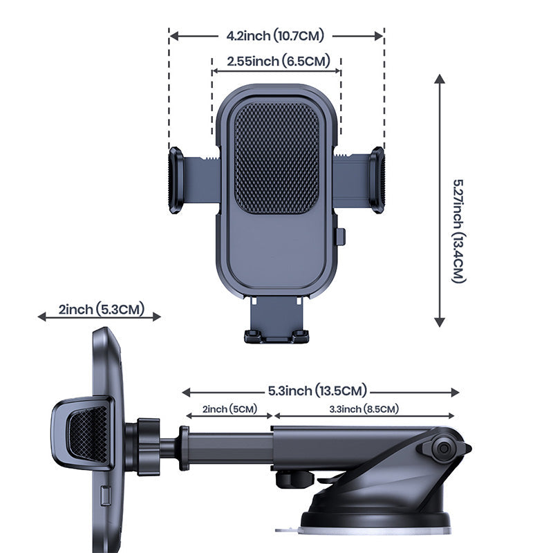 Support de téléphone pour voiture à forte adhérence et résistant à la chaleur