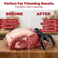 🥩 50 % DE RÉDUCTION EN CE MOMENT ! Coupe-graisse à main pour viande de bœuf et de porc – Support en forme de U, lames en acier inoxydable et poignée ergonomique – idéal pour les barbecues, la préparation des repas et la cuisine en grande quantité 🍖🔪