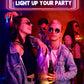🔥-50% DE RÉDUCTION✨Mini lampes LED pour doigts🤚Élastiques, 4 couleurs, idéal concerts et fêtes