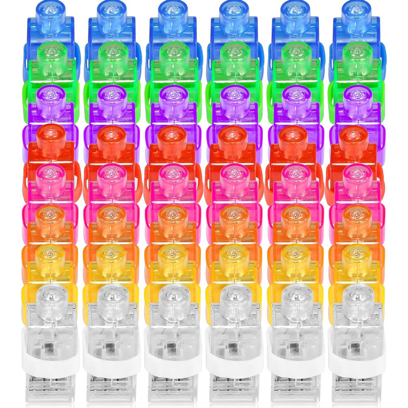 🔥-50% DE RÉDUCTION✨Mini lampes LED pour doigts🤚Élastiques, 4 couleurs, idéal concerts et fêtes