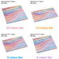 Kit de craies temporaires pour cheveux pour filles