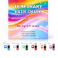 Kit de craies temporaires pour cheveux pour filles
