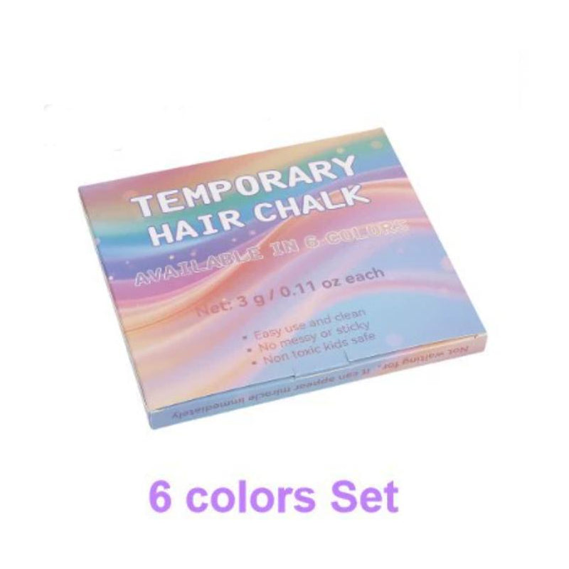 Kit de craies temporaires pour cheveux pour filles