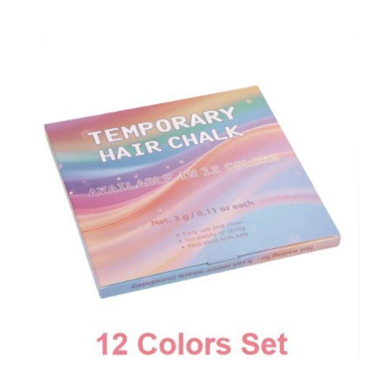 Kit de craies temporaires pour cheveux pour filles