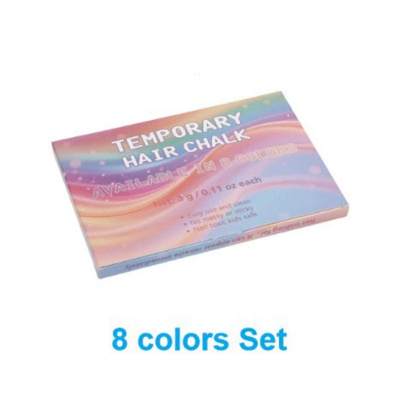 Kit de craies temporaires pour cheveux pour filles