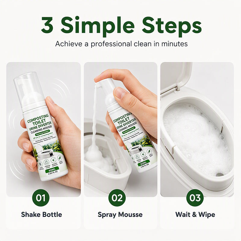 🔥‑50% PROMO FLASH🚽 Nettoyant moussant pour toilettes, écologique, neutralise les odeurs et élimine dépôts minéraux en profondeur ✨🧼