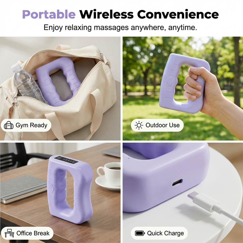 🔥 OFFRE DURÉE LIMITÉE ! Masseur vibrant corporel portable 💆‍♀️✨ | Outil de massage 5 vitesses pour corps entier, adapté aux jambes, bras et taille
