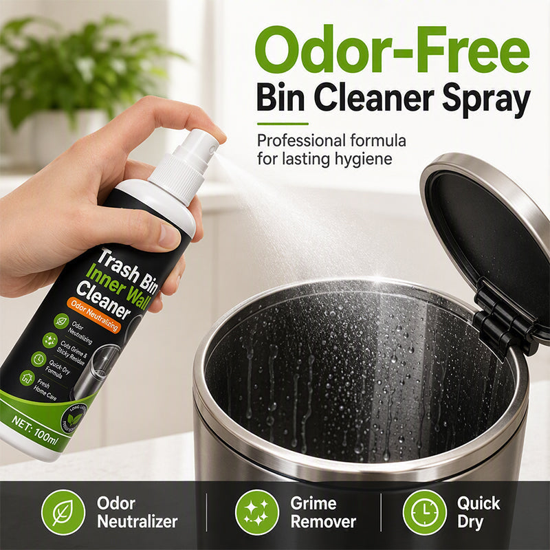 Spray nettoyant pour l'intérieur des poubelles